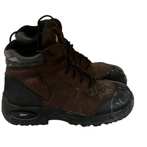 Reebok High Top Safety Steel Toe Shoes Sz 11W